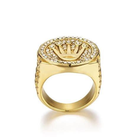 rolex crown logo ring